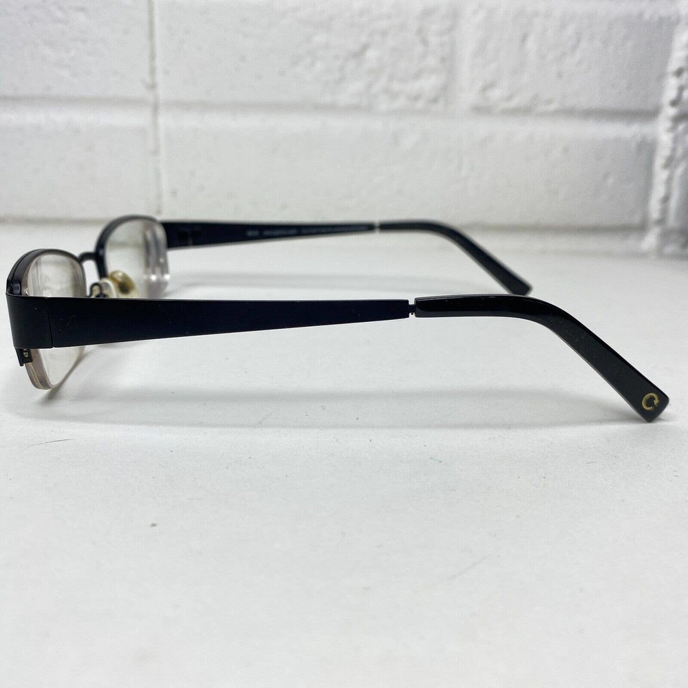 Eco Optics mod.1088 mblk‎ Eyeglasses Frames Black Half rim Rectangle H2628 - Picture 2 of 7